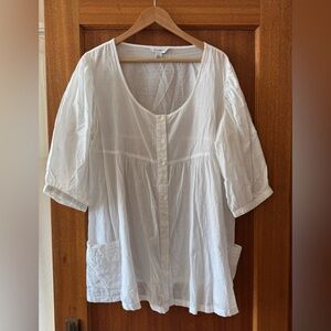 April Cornell Cotton Blouse, size XXL